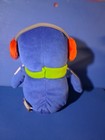 Skelanimals Blue Penguin Plush Scarf Earmuffs Winter Stuffed Animal Beanie 7" — photo 2