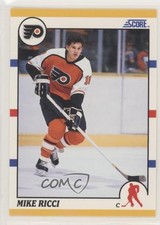 1990-91 Score Rookie & Traded Mike Ricci #60T 09iv