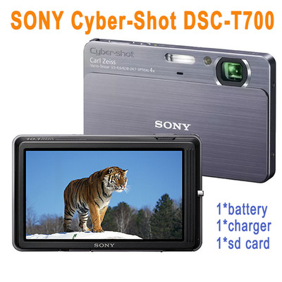 Sony Cybershot DSC-T700 10MP Digital Camera 4x Optical Zoom Black