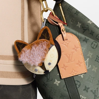 NEW Louis Vuitton LV Fox Bag Charm original M03407 Made in Italy pouch - Bild 1 von 4