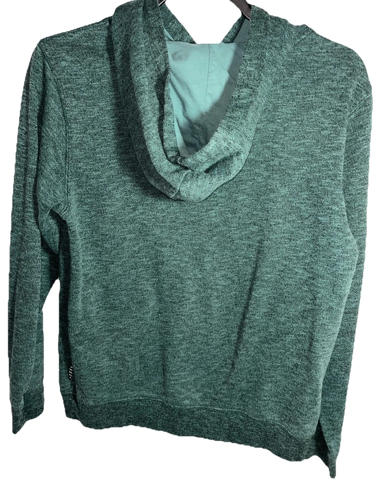 Boys Youth Large Volcom Slicer Hoodie Brit Blue Green Pullover Hoodie - Image 2 of 4