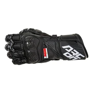 Arc-On 034 RS Leather Motorcycle Race Gloves Black