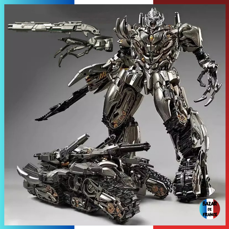 ✅ Figurine Style Megatron Transformation Robot & Tank - 30 cm Modèle