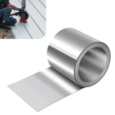 Aluminum Flashing Roll,10in x 50ft Metal Roof Panels,32 Gauge (0.0078"/0.2mm)...