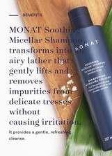 Monat Soothing Micellar Shampoo For Sensitive Scalp And Hair NEW 237ml