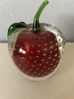 Vintage Murano Glass Apple Paperweight