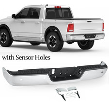 Chrome Rear Bumper For 2009-2018 Dodge Ram 1500 2010-12 2500 3500 W Sensor Hole Chrome Rear Bumper For 2009-2018 Dodge Ram 1500 2010-12 2500 3500 W Sensor Hole