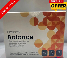 Unicity Balance Dietary Supplement NATURAL ORANGE, 30 Stick Packs - Exp. 4/2028