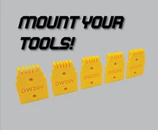 Tool Mounts for DeWalt 20V and FlexVolt Tools