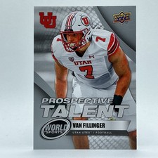 2025 Upper Deck World of Sports Prospective Talent Van Fillinger #381 (RC) UTAH 