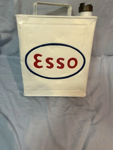 Vintage Esso Spirit 2 Gallon Petroleum Can. Gas Oil