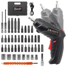 Screwdriver Set 3.6V Cordless Electric USB Charging 3Nm LED Light Portable Case