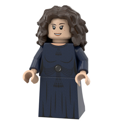 Custom Minifigur: SW The Queen in dark blue dress
