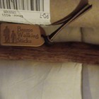 BRAZOS TWISTED OAK ERGO FITNESS WALKING STICK, OG BOX, Brown,WristStrap, Used3x — photo 3