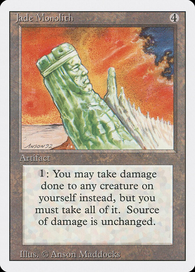 Jade Monolith (255) Revised Edition 3ED MTG Magic