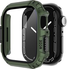 Rugged Bumper Case for Apple Watch SE3/Series 6 5 4 44mm with Screen Protector