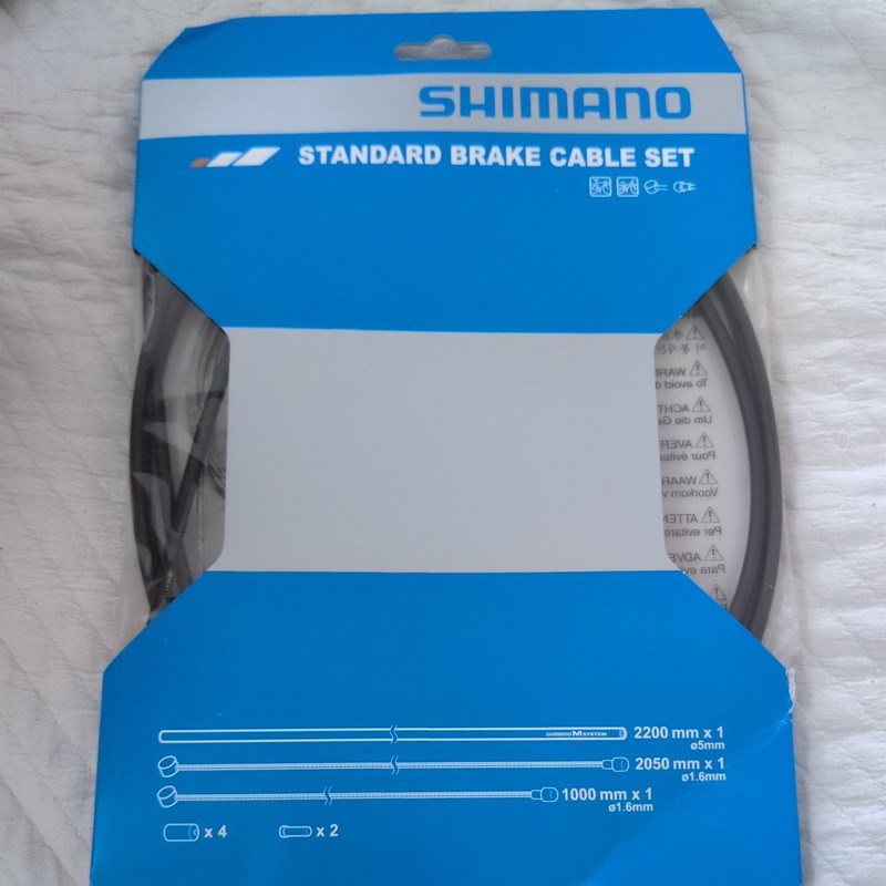 Shimano MTB Brake Cable Set - Black (Y80098022)