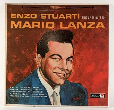 Enzo Stuarti Sings Tribute to Mario Lanza LP Diplomat DS 2236 Stereo