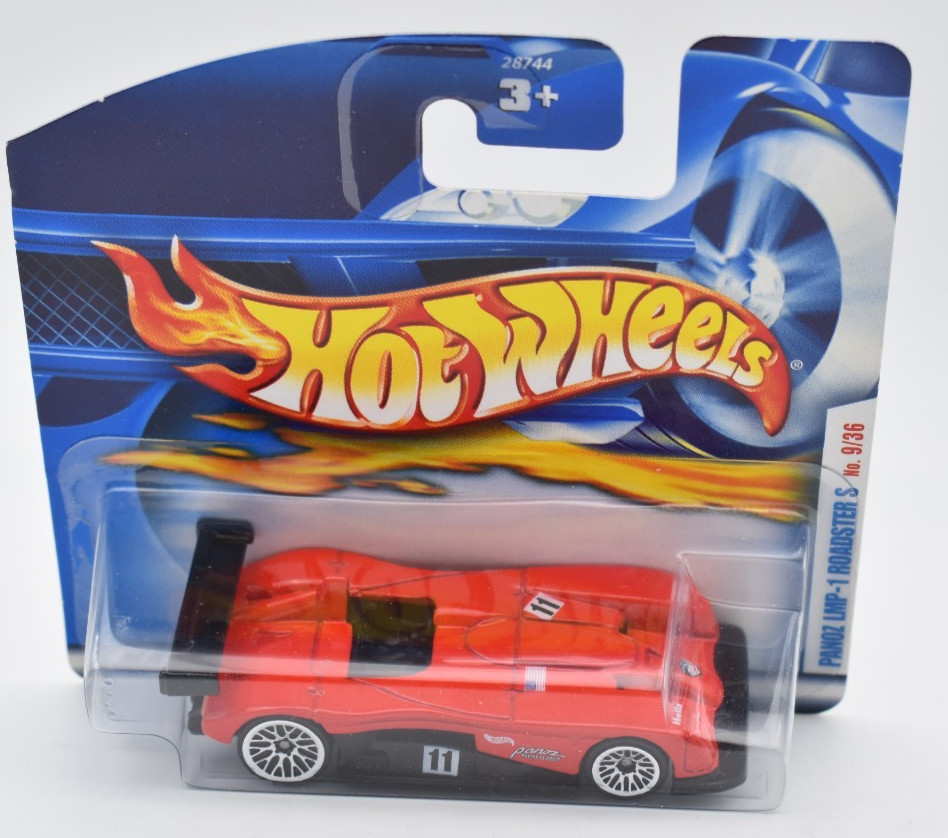 Hot Wheels 21/2001 Panoz LMP-1 Roadster S Red. metal. short card
