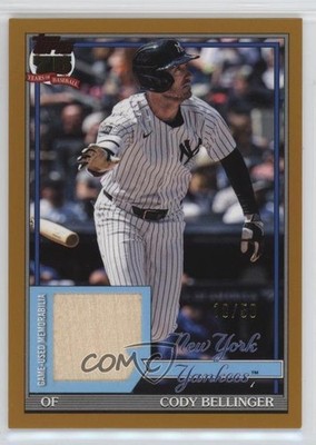 2026 Series 2 1991 Topps Baseball Relics Gold 10/50 Cody Bellinger #91R2-CBE qf6