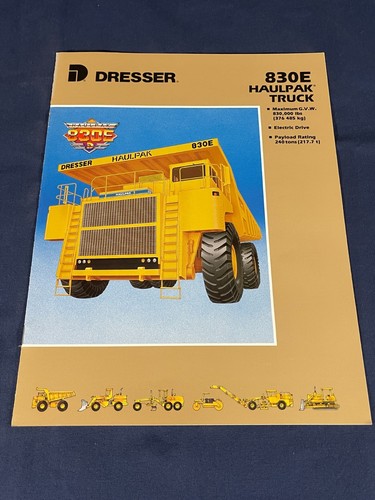 Kommode Haulpak 830E LKW Händler Verkaufsprospekt