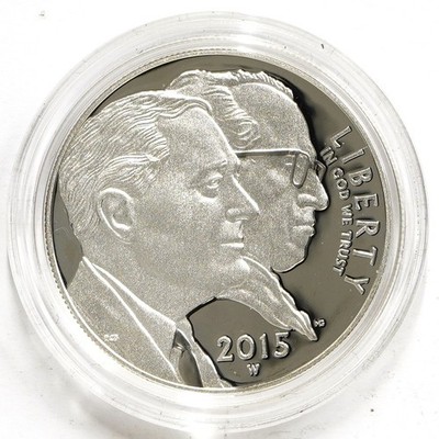 2015 March of Dimes Commemorative Coin Silver Dollar w/ Box & COA