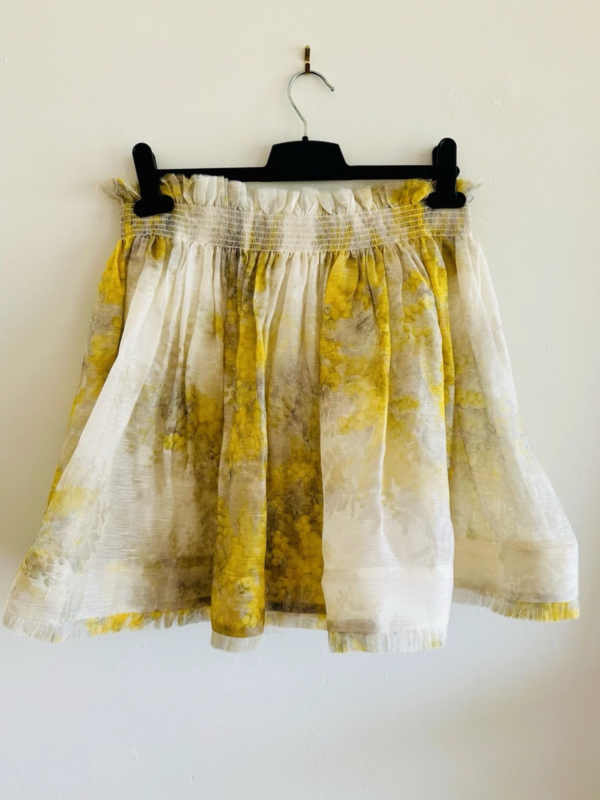 Zimmermann Botanica Wattle Linen Skirt Size 1 AU 10 US 6