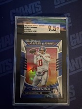 2022 Panini Rookies & Stars - Airborne Eli Manning #AI-30 Blue Prizm 14/50 