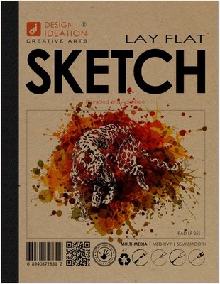 Lay Flat Sketch. Removable Sheet Sketchbook. Premium Paper. Smart-Bind Reinfo...