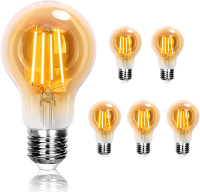 Lampadina Stile Decorazioni Vintage Edison, Lampadina LED E27 Da 4W(Equivalente