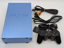 Sony PS2 Aqua Blue SCPH-39000 NTSC-J Japan Limited Console Tested w/ Controller