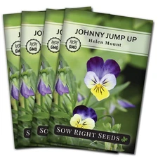 - Violet, Johnny Jump-Up Flower Seed for Planting - Beautiful Flowers to Plan...