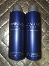 Kenneth Cole Mankind Rise Body Spray 6 oz for Men Lot Of 2