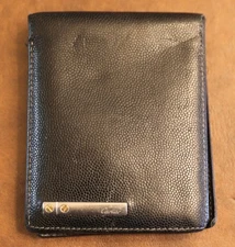 Cartier Black Leather Bifold Wallet