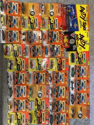 Lot of 60+ Vintage Matchbox 1/64 Cars Carded Various Years