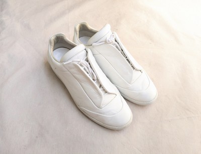 Maison Margiela Future White Men 11 44 Leather Low Top Sneakers