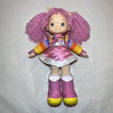Rainbow Brite Tickled Pink Plush Doll Hallmark Vintage 16  Pink Dress RARE