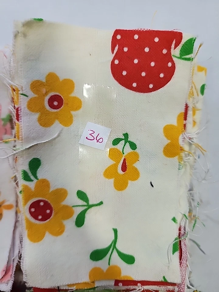Винтажная 76x предварительно нарезанная прямоугольная новинка с цветочным рисунком однотонная матовая хлопчатобумажная фланелевая ткань шт. - Изображение 4 из 4