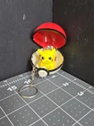 Pikachu Keychain Toy Vintage 1999 Collectible Pokeball Pokemon GUC Mc4 Pokémon