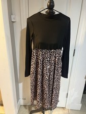 Women s Leopard Print Midi Dress Size Medium