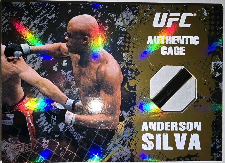 2010 Topps UFC Main Event Cage Relics Anderson Silva #CR-AS 31/88 - Image 2 of 4