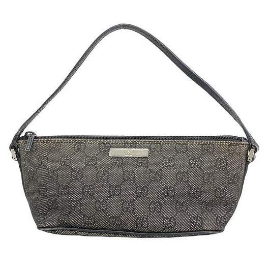 Gucci Accessory Pouch GG Canvas Black 07198 Japan | eBay