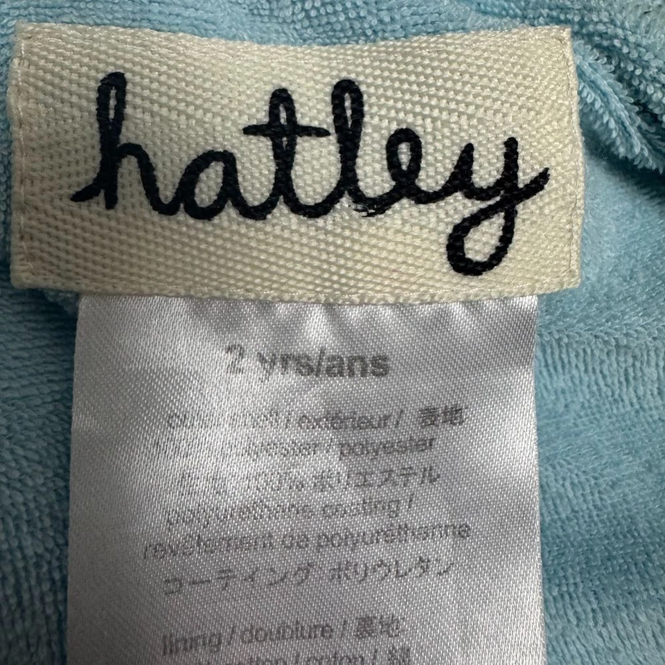 Chaqueta Abrigo de Lluvia Hatley Niñas Pequeñas Talla 2T Social Mariposas Abotonadas Foto 3 de 4