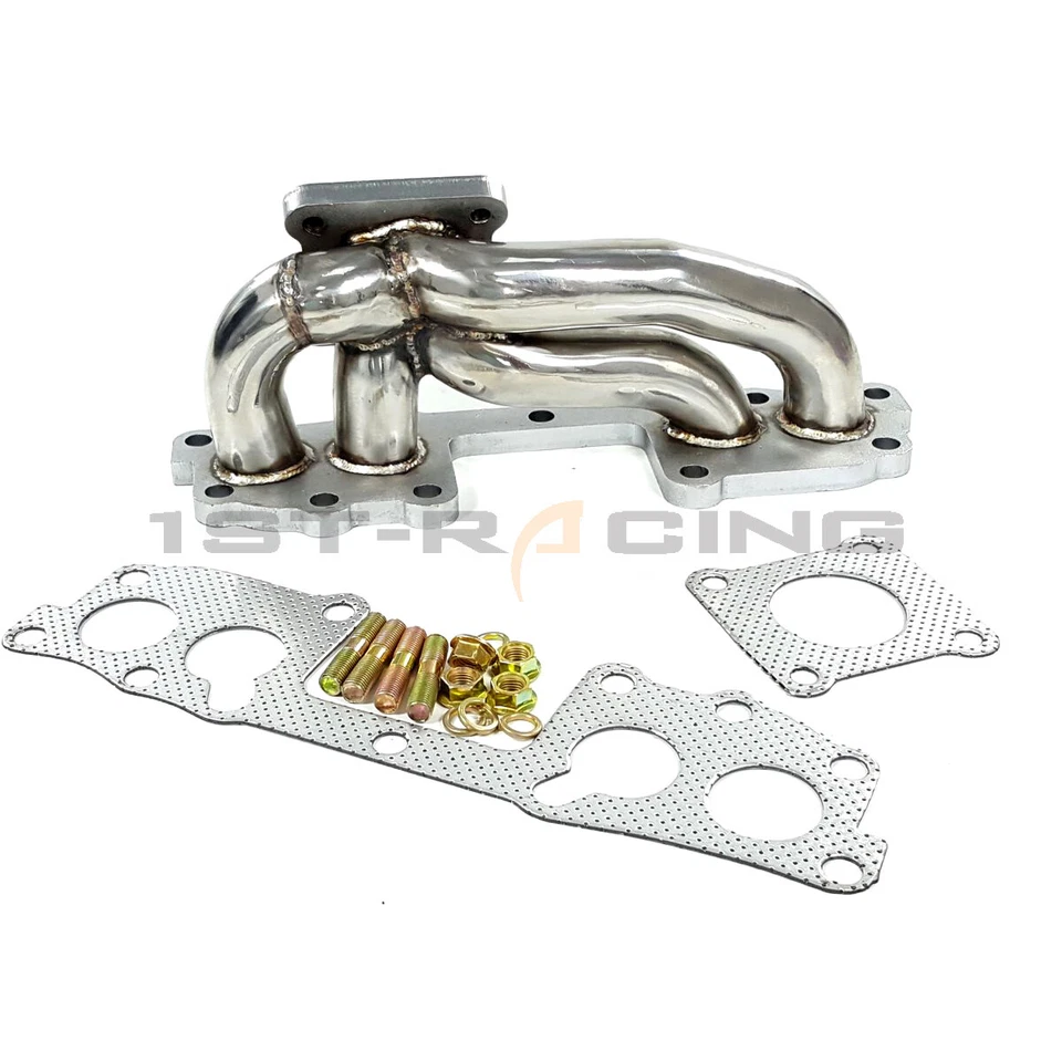 Colector de escape turbo de acero inoxidable para camioneta Toyota 4-Runner Hilux 22RTE 22R-TE Foto 2 de 4