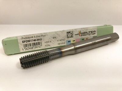 WALTER PROTOTYP S Eco Plus EP2061746-M10 Dia. Tap New 1pc