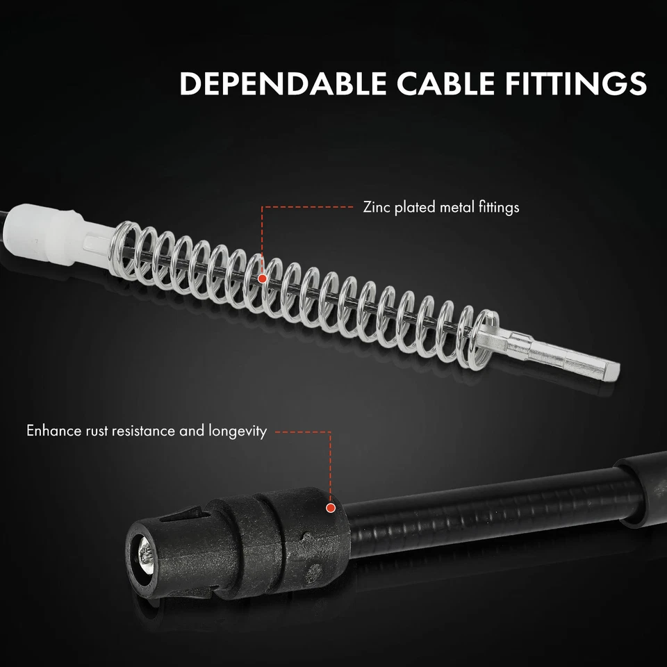 Cable de freno de estacionamiento trasero derecho Chevrolet Traverse Buick Enclave GMC Saturn Foto 4 de 4