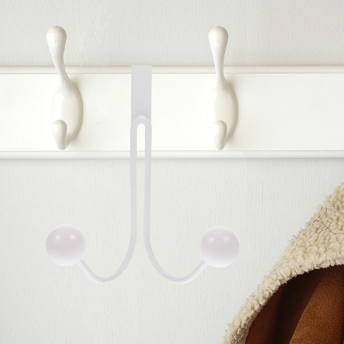 2Pcs Over-the-Door Hooks Punch-free Hanger Hooks Door Back Hanging Hooks - Picture 10 of 12