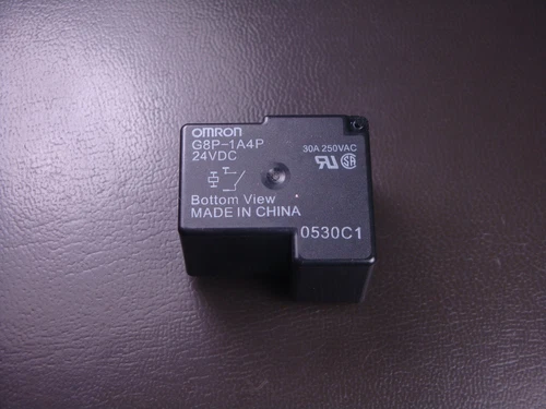 G8P-1A4P-DC24 Omron Relay SPST NO 30A @ 250VAC 24VDC Coil Fully Sealed NOS