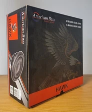 New American Bass HAWK SLIM 10” 700W RMS Shallow Mount 2-OHM SUBWOOFER 1022 D2