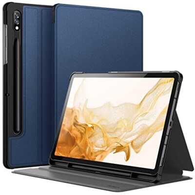  Case for Samsung Galaxy Tab S8 2022/S7 2020 11-Inch with S Pen Holder, Slim 